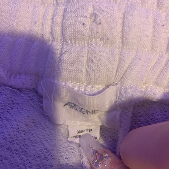 White ardenes sweats size xs - Picture 2 of 4